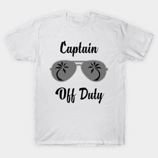 Off Duty Captain Funny Summer Vacation T-Shirt